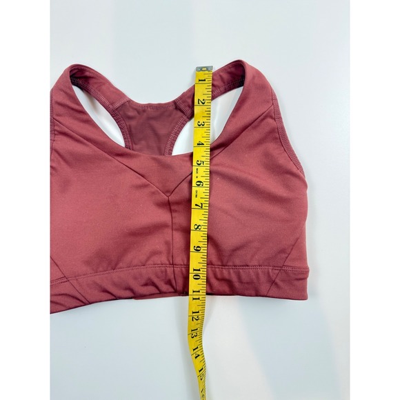 Patagonia Sports Bra Women's Racerback Pink Red Medium Adjustable - Picture 6 of 6